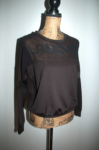 Pull sweat noir femme - , voile
