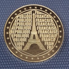 France médaille Tour Eiffel