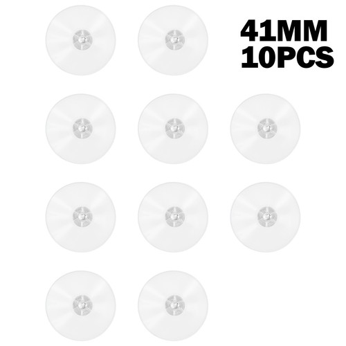 Transparent suction hooks - 10,