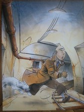 Affichette 1997 tintin par - affichette,