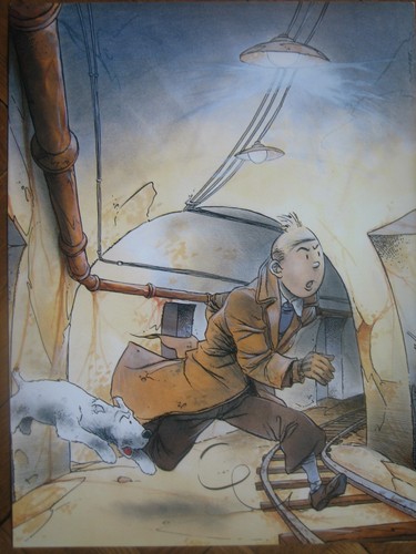 Affichette 1997 tintin par - tintin,