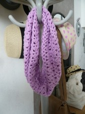 TOUR DE COU AU CROCHET N°6 -  SNOOD - ECHARPE - FAIT MAIN - Dim: 30 x 65 cm