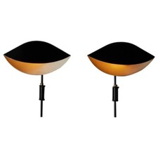 Paire d'appliques italiennes du milieu du siècle moderne Antony par Serge Mou...