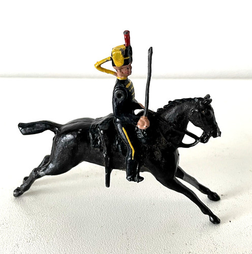 Cavalier soldat plomb - en,