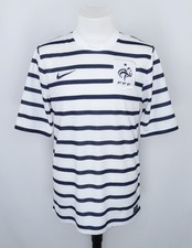 FRANCE FFF 2011 2012 AWAY SHIRT - MAILLOT NIKE VINTAGE MARINIÈRE KARL LAGERFELD