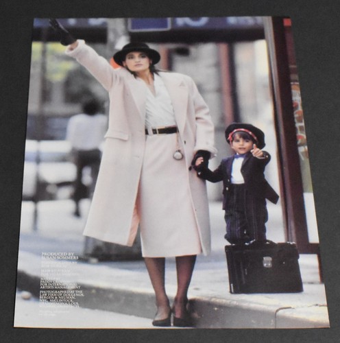 1986 print fashion lady - 1986, ad