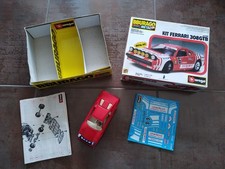BURAGO MÉTAL 1/24 KIT FERRARI 308 GTB AVEC SA BOITE ET NOTICES ANDRUET BOUCHETAL