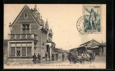 CPA Beauvais, La Gare, La Gare 1936 