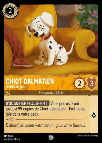 Carte lorcana tcg chapitre 3 - carte,