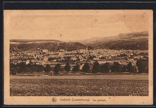 Cpa diekirch vue générale - cpa, diekirch,