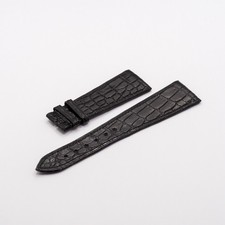Original Audemars Piguet Vintage Black 22mm Crocodile Leather Bracelet