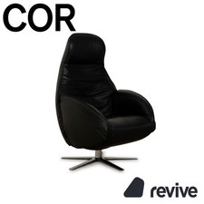 Cor ROB Fauteuil En Cuir Gris Fonction Électrique Avec Batterie