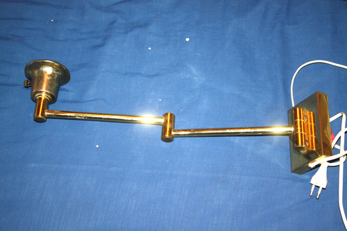 Applique lampe dorée bras - applique,