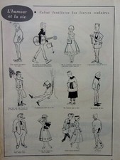 DESSIN   LIVRETS SCOLAIRES PAR CABUT (cabu)  ANNEE 1958  M712