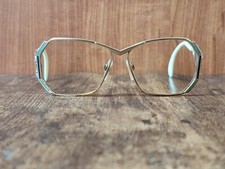 CADRE DE LUNETTES VINTAGE CAZAL MOD 225 GOLD HIP HOP MADE IN GERMANY #B76