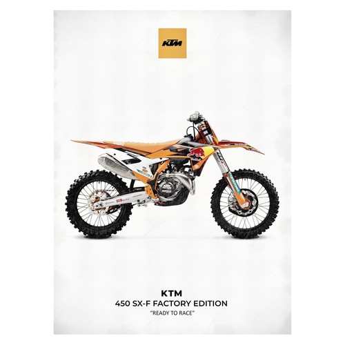 Affiche motocross art - motocross, |