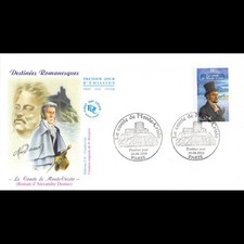 FDC JF - Destinées romanesques - Comte de Monte-Cristo - 30/8/2003 Paris