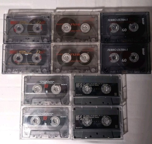 Lot cassettes audio sony - lot, 10