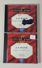 Concert Baroque Bach - Concertos Brandebourgeois n°4, 5, 6/ Pour violon/ 2 CD
