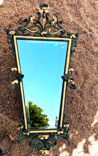 Art nouveau miroir biseauté - art,