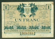 NECESSITE 1 FRANC CHAMBRE DE