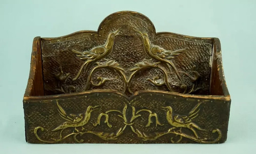 Boîte lettres cuivre - lettres, en