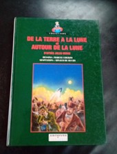 EO JULES VERNE + MARCEL UDERZO + DESSIN ORIGINAL DE LA TERRE À LA LUNE 