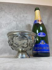 RARE Vintage Made in France Pommery Steel Ice Bucket