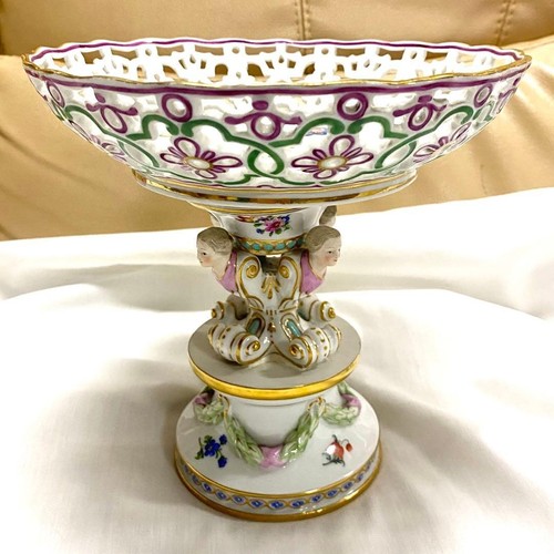 Ancienne compote porcelaine - ancienne, en