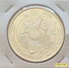Portugal 1000 Escudos 1998 - Argent - ANNEE OCEANS - Oceanos - Silver - * UNC *