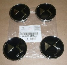 4x cache moyeu noir jantes