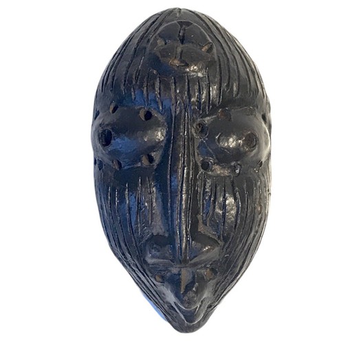 Peu courant ancien masque - peu,