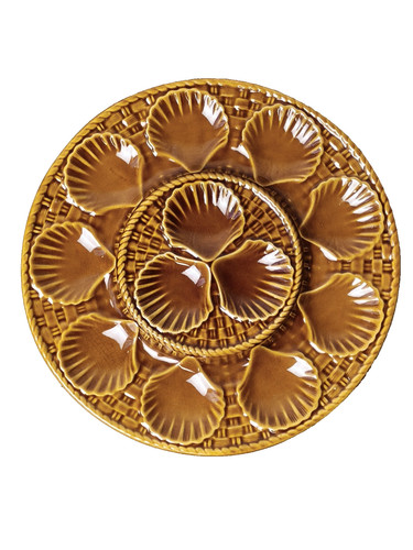 Plat huîtres céramique - à, en