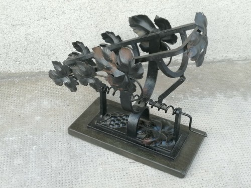 Porte bouteille art déco - , fer
