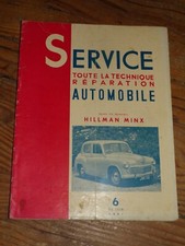 hillman minx - 1951  Revue Technique Service automobile numero 6