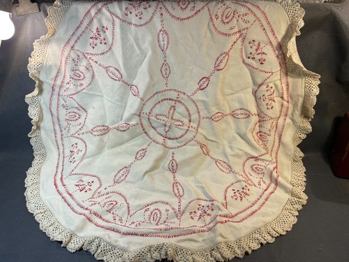 Ancien napperon tissu - napperon, en