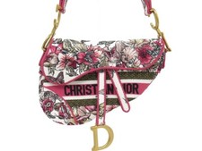 NEUF SAC A MAIN CHRISTIAN DIOR SADDLE TOILE BUTTERFLY PAPILLON EDIT LIMITEE BAG