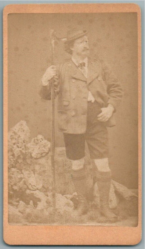 Cdv 1870 homme alpiniste - 1870's,