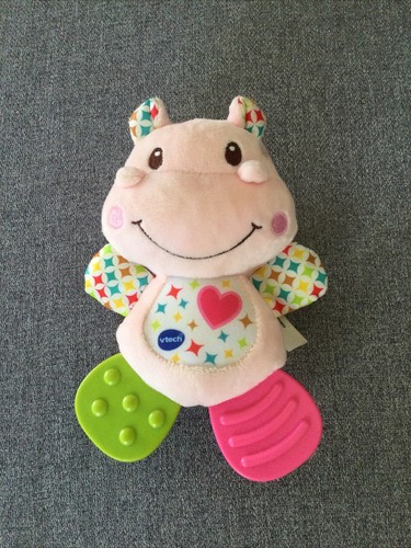 Doudou vtech hippopotame - doudou, rose