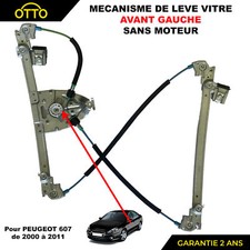 Leve Vitre Avant Gauche pour PEUGEOT 607
