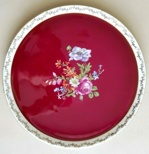 Grand joli plat rond - grand, et
