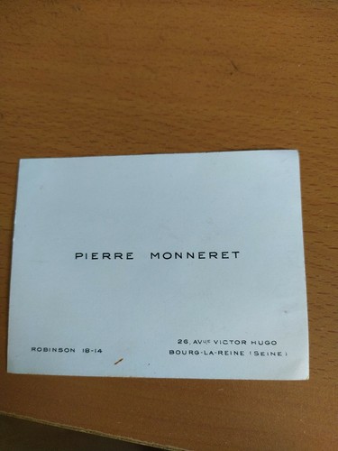 Carte visite coureur