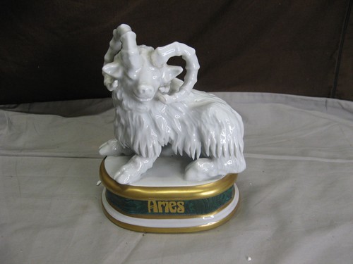 Bélier porcelaine italienne - porcelaine,