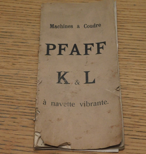 Notice pfaff l - pfaff, k