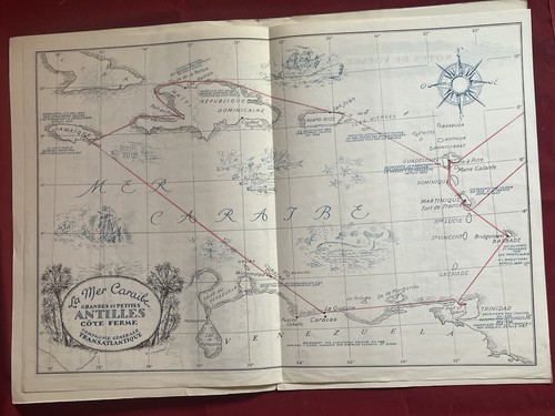Carte Paquebot SS Antilles