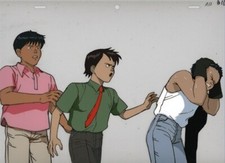 Original production anime cel - Akira - Kaneda, Tetsuo & Keisuke - Otomo - Rare