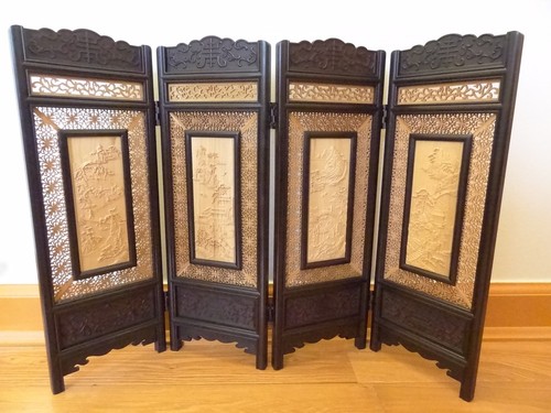 Table screen zitan - (4-panel),
