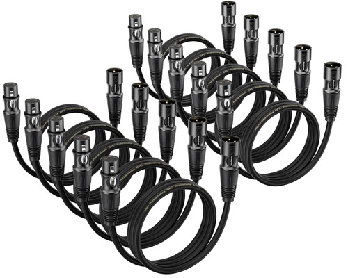 Xlr cables 10 packs - xlr,