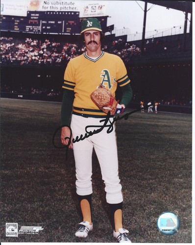Oakland autograph rollie - a's,