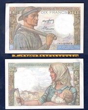 10 Francs Mineur 4/12/1947